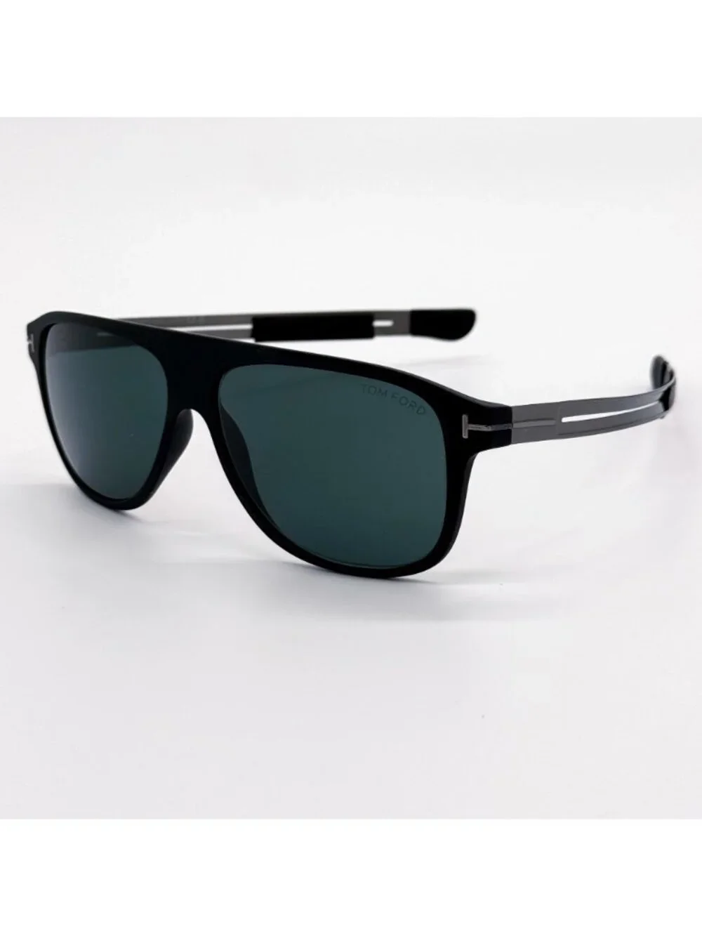 NEW TOM FORD TODD SUNGLASSES TF880 02V AVIATOR BLACK/GREEN UNISEX EYEWEAR FT0880
